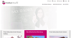 Desktop Screenshot of institut-braune.de